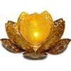 Generic Luci solari da giardino a forma di fiore di loto | Decorazione esterna impermeabile IP65 | Ornamento ad energia solare per prato, patio, portico e aiuola