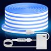 HEGEHE Striscia neon LED flessibili RGB impermeabili Dimmerabile 5V [3m] - Con controller a 3 tasti - Alimentazione a batteria,decorazioni per Natale feste compleanni matrimoni [Batterie non incluse]