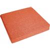 Waigg Kii Cuscini di seduta spessi 8/10 cm, per poltrona quadrata, comfort e elasticità, per auto, ufficio, interni ed esterni (45 x 45 x 8 cm, arancione)