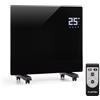 Klarstein Stufa Elettrica Basso Consumo, Stufa Elettrica 1000W, Termoconvettore con Rotelle, Termosifone Elettrico Portatile, Termoconvettore a Parete con Termostato, Stufetta Elettrico per Casa
