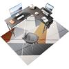 Laegnfho Tappeto Salvapavimento Antiscivolo Tappeto Sedia Ufficio Gaming, Protettore del Pavimento Tappetino per Sedia da Ufficio con Ruote per Parquet Pavimenti Duri 110 x 120 cm
