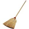VIRSUS Scopa Saggina a 4 Fili 3623, Lunghezza 140 cm con Manico in Legno da 89 cm, 4 Cuciture, Resistente e Robusta, per la Pulizia degli Esterni, Giardino, Viale, Orto