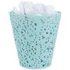 Balvi Cestino gettacarta Letters Colore Turchese Cestino gettacarta dal Design Originale Plastica