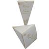 PV Grafik Pz 24 Cono Portariso Matrimonio Personalizzato, Cono Portariso Chiuso Matrimonio Personalizzato, Personalizza e seleziona la quantità desiderata. (Matrimonio 17)