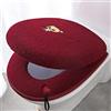 XINDUO Cover Lavabile Peluche Toilet Seat,Sedile del Water Peluche per la casa invernale-B-14,Bagno Caldo Morbido Lavabile Sedile del Water Cuscino