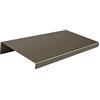 INOXLM lavorazioni inox INOXLM Mensola in Acciaio Inox Finitura Satinata, mensola da Muro, mensola da Parete (Acciaio Inox Satinato, 30 cm)