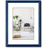 eacommerce Cornice Foto Stampe Portafoto da parete e da Tavolo mod. COLORS in legno di Pino Colori Assortiti (Blu, 15x20 cm (con Cavalletto))