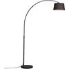 Qazqa arc - Lampada da terra arco Moderno - 1 luce - L 1548 mm - Nero - Moderno - Soggiorno