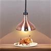 VFDZ Lampada Riscaldante per Alimenti, Lampade Scaldavivande Regolabile, Lampade per Calore per Cucina Ristorante, Altezza Regolabile 60-180cm, Bronzo Rosso(Color:29cm)