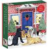 Galison Mudpuppy 735356882 Christmas Cottage Square Boxed 1000 Piece Puzzle