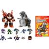 BLOKEES - Transformers - Defender Versione 04: Tyrants Fury - Cofanetto 12 figure trasformatori articolate 5,5 cm - da montare - Modello Kit - Licenza ufficiale - senza duplicati - Giocattolo per