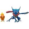 Jazwares Pokémon Battle Figure Confezione da 2 - Caratteristiche Greninja da 11,4 cm e Torchic Battle Figure da 5 cm con accessorio - Esclusiva Amazon