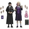 NECA Wednesday Addams & Enid Sinclair Nevermore Uniform Version Pack 2 Clothed Action Figure 20 cm Wednesday