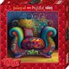 HEYE, Lounge Chair, Relax!, Puzzle da 1000 Pezzi, Puzzle artistici, favorisce la concentrazione, Giochi di Puzzle IQ, Perfetto per Il Tappetino Puzzle, Dimensioni piegate: 50 x 70 cm