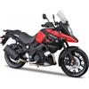 MAISTO MC Suzuki V-Strom A Scala 1:12 Nero/Rosso
