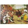MyPuzzle.com MyPuzzle Piatnik: La Danza Dei Contadini, Pieter Bruegel Il Vecchio - Premium 1000 Pezzi Puzzle - MyPuzzle Collezione speciale di Piatnik