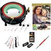 addi Kit per macchina per maglieria Express King Size versione estesa con contatore manuale include: 46 aghi, macchina per maglieria, libro di modelli, gancio rapido, aghi di ricambio, tappo