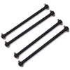 UURCSKY # 45 Acciaio RC Albero di Trasmissione Dogbone Lunghezza Complessiva 77mm per 1/10 RC Hobby Modello Auto hsp Wltoy Redcat 4 pz/set