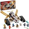 LEGO NINJAGO Legacy Ultra Sonic Raider 71739 Building Kit with a Motorcycle, Plane and Collectible Minifigures; New 2021 (725 Pieces)