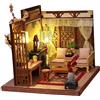 Vaguelly Miniature House Diy Kit Led Decorazione Creativa Per Camere Per e Casa Resistente e Delicata