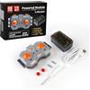 Mould King Moduli alimentati M0019 6.0, tra cui telecomando ricaricabile e scatola batteria, 6 accessori di aggiornamento della porta di uscita di potenza (controllo app/programmabile)