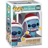 Funko Pop! Disney: Stitch Holiday - Stitch With Hat - Lilo And Stitch - Figura in Vinile da Collezione - Idea Regalo - Merchandising Ufficiale - Giocattoli per Bambini e Adulti - Movies Fans, 80037
