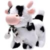 Generic Mucche Giocattolo - in Peluche a Piede Dolce con Suoni | Giocattolo Di Bestiame Animale Elettronica A Batteria Interattiva per Bambino, apprendimento Educativo per Ragazzi E Ragazze