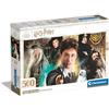 Clementoni Puzzle Harry Potter - 500 Pezzi - Puzzle Adulti, Poster Incluso, Divertimento Per Adulti, Made In Italy, 35534