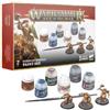 Games Workshop Paint Set Stormcast Eternals Warhammer Age of Sigmar Set di Pittura con colori pennello Starter e 3 miniature Figli Eterni della Tempesta