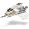 Jazwares Star Wars Micro Galaxy Squadron Phantom Shuttle - Veicolo da 12,7 cm con ali pieghevoli e portello rimovibile più due accessori per micro figure da 2,5 cm