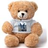 PELUSCIAMO Peluche Orsetto Personalizzabile Con Frasi o Loghi 17 cm | Mascotte Teddy Bear | Personalizzazione Compresa PS 33794