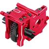 Rcarmumb RC Center Differenziale Mount & Cover & Motor Mount & 50T Diff Gear Slipper Aggiornamenti Parte per Arrma 1/8 Karton 6S, Typhon 6S, Outcast 6S, Talion 6S, Rosso