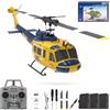 SpedUpX C032 UH-1 Huey Flybarless RC Era Elicotteri per adulti principianti, scala 1/48 6CH 2.4G stabilizzazione giroscopio a 6 assi, con mantenimento dell'altitudine e volo invertito 3D per gli