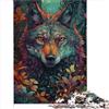AITEXI Puzzle 1000 pezzi adulti Puzzle astratto con lupi Puzzle Premium in cartone riciclato al 100% Adolescenti Bambini 1000 pezzi bambini e adulti dai 9 anni in su 1000 pezzi （26x38 cm）