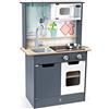 Hape Cucina Grigia - Set da Cucina Interattivo per Piccoli Chef!