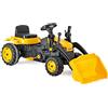 PILSAN Trattore a Pedale Attivo, Go Kart, per Bambini, con Caricatore Frontale, Sedile Regolabile, clacson Che squittisce, dai 3 Anni in su