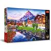 Trefl Premium Plus Quality - Puzzle Photo Odyssey: Villaggio Alpino, Svizzera - 1000 Pezzi, Galleria Fotografica Unica, Tessere Perfettamente Abbinabili, per Adulti e Bambini a partire dai 12 Anni