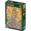 D-Toys Puzzle Cartoon - Torre di Pisa 1000 pezzi