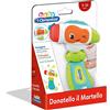 Clementoni Baby Donatello Il Martello, Gioco Prima Infanzia per Bambini 9-36 Mesi, per Imparare Numeri e Parole con Canzoni e Filastrocche, Stimola Sensi e Manualità, Lingua Italiana, 17327