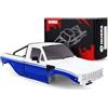 INJORA IR60 Pickup Carrozzeria Rigida con Barre di Carico per 1/18 RC Crawler TRX4M Defender Bronco (Blu Bianco)