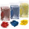 WWS War World Scenics War World Scenics Multi Pack di Muschio Naturale per Fogliame Modellismo 3 x 20g (Giallo, Blu, Rosso) - Lichene Scenario Ferroviario Alberi Wargame Diorama Materiali Spedizione Tracciata
