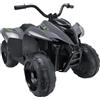 INJUSA - Quad Elettrico Kawasaki KFX90, Quad a Batteria per Bambini +2 Anni, Batteria 6V, Acceleratore a Pedale, Retromarcia, Freno Elettrico, Velocità 5 km/h, Colore Grigio