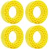 KiBcsLic 4 Pezzi Inserti per Pneumatici RC Supporti per Gomme E Ricambi per Crawler in Silicone Resistente al Calore E all'Acqua Adatto per Il Modellismo E Le, Giallo