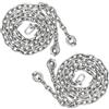 OTITU Set di Catene in Acciaio zincato 6mm - 1.8mm, Robusta Cantena, di Altalena, Parco Giochi, Bambini, Swing, Seggiolino, per Uso pubblico (EN 1176)