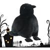 Generico Crow Peluche | 15 Cm Morbido Pupazzo Animale Divertente Per Bambini - Peluche Gotico Per Decorazione Camera Sala Festa Halloween Per Età 3+