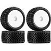 INJORA Pneumatici e Ruote Unglued Pin Buggy per Aggiornamento Losi Micro-T 1/28