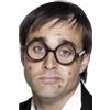 SMIFFYS Occhiali da secchione, nero no lenti Halloween
