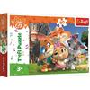 Trefl - 44 Cats, Amicizia Nella Terra dei Gatti - Puzzle 30 Elementi - Puzzle Colorato con Personaggi Fiabeschi 44 gatti, Intrattenimento Creativo, Divertimento per bambini dai 3 anni
