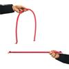 Rebetomo Corda rigida deluxe (rossa) per trucchi magici, corda morbida per irrigidire magia primo piano illusioni di strada espedienti mentalismo oggetti di scena divertenti