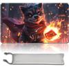 MilkPlaymat MTG PlayMat, 60 x 35 cm TCG PlayMat Stitched Edges Trading Card Game Play Mats with Storage Bag Smooth Rubber Surface Fighting Play Mat (MTG Set 40-2, No Zone)